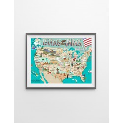 Mapa Estados Unidos
