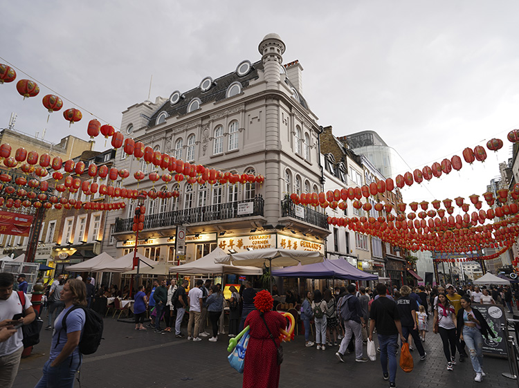 Ruta andando por Trafalgar Square, Chinatown y Soho